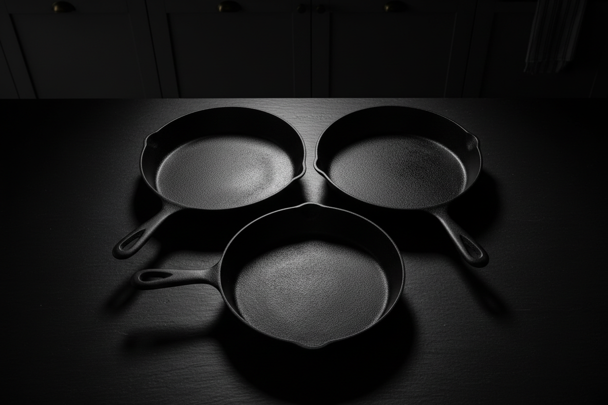 Cast Iron Pans (Skillets & Cookware)