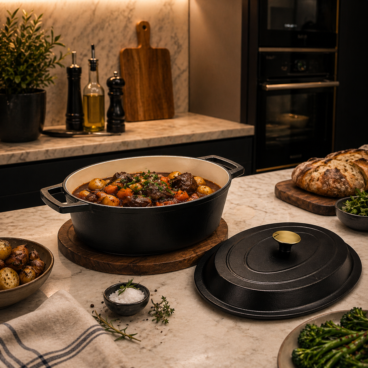 6.6QT OVAL DUTCH OVEN
