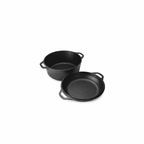 2-IN-1 CAST IRON DUTCH OVEN