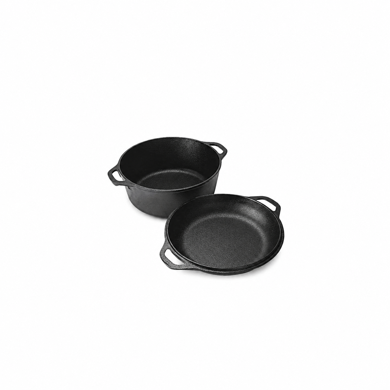 2-IN-1 CAST IRON DUTCH OVEN