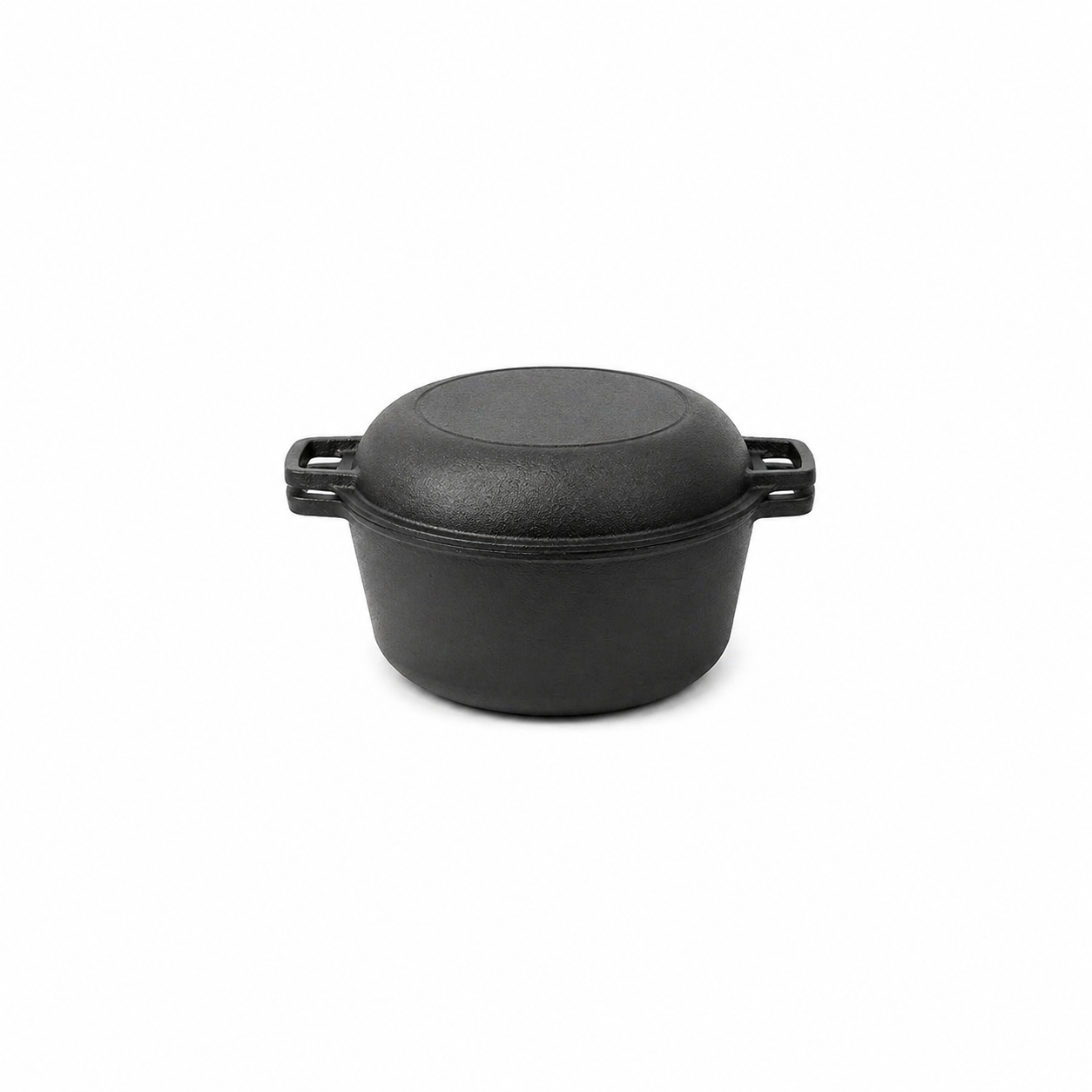 2-IN-1 CAST IRON DUTCH OVEN